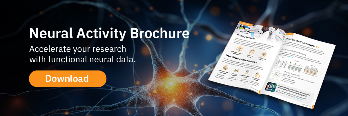 Download the Neural Activity Brochure for functional neural data and MEA-based neural circuit research applications