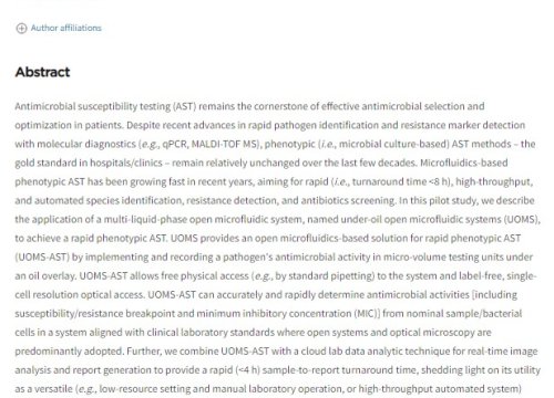 Royal Society of Chemistry Publication March 2023