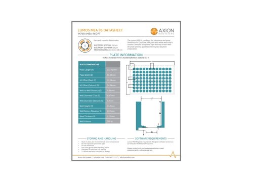 Lumos MEA 96 - Datasheet