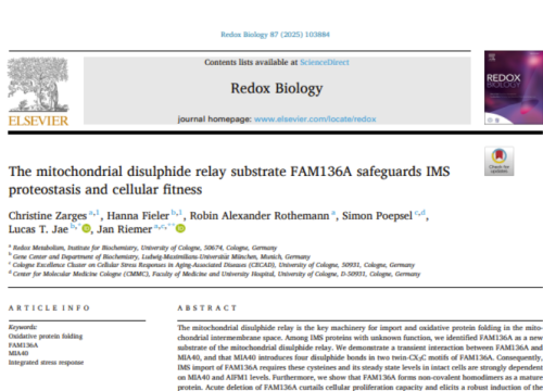 Redox Biology, 8 October 2025