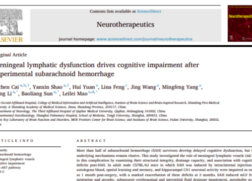 Neurotherapeutics, 12 December 2025
