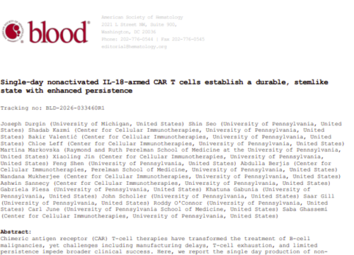 Blood, 16 April 2026