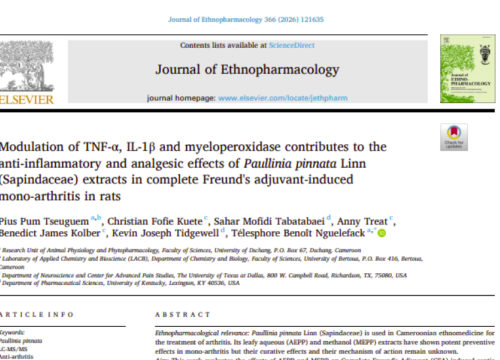 Journal of Ethnopharmacology, 7 April 2026