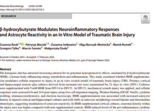 Molecular Neurobiology, 08 March 2026